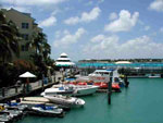 View from a marina in the Florida Keys